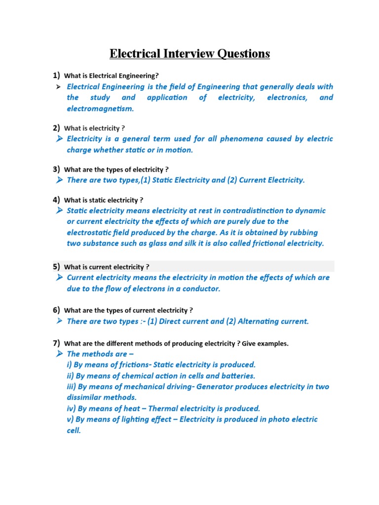 ELECTRICAL ENGINEER INTERVIEW QUESTIONS AND ANSWERS PDF visual data 3
