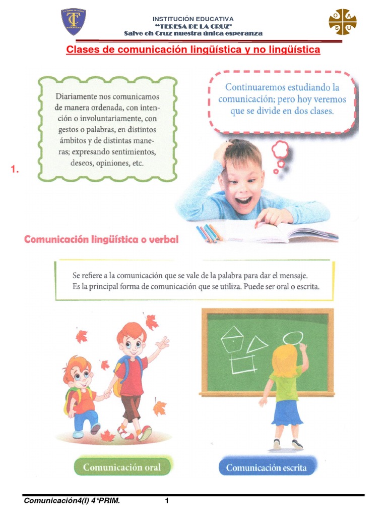 COMUNICACIÓN4 | PDF | Artes del Lenguaje y Comunicación | Estudios de ...