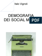 Italo Vignoli: Demografia Dei Social Media