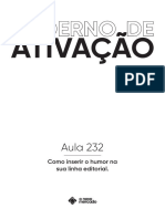 Ativação: Caderno de