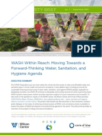WASH Within Reach Moving Towards a Forward Thinking Water Sanitation and Hygiene Agenda