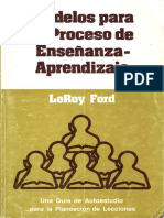 Leroy Ford Modelos Para El Proceso de Ensenanza-Aprendizaje x Eltropical