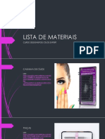 Lista de Materiais