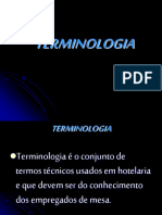 Terminologia Cozinha