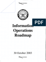 Information Operations Roadmap (NOFORN 2003)