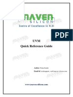 UVM Quick Reference Guide: Author: Putta Satish