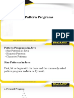 Pattern Programs: Smart Training Resources India Pvt. Ltd. Smart Training Resources India Pvt. LTD