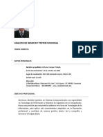 Currículum - Octavio Vázquez Toledo