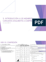 Introducción a los miembro a compresión axial (NSR-10 F.2.5