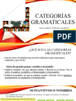 Taller 2. CATEGORÍAS GRAMATICALES