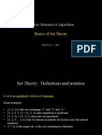 Basics of Set Theory: Discrete Structures & Algorithms