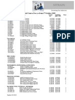 Price List FY 2019-2020