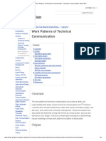 Work Patterns of Technical Communication - Technical Communication Topics Wiki
