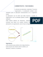 Proceso Administrativo Fase Dinamica