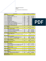 Formato de Cantidades de Obra y Precios