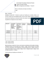 Atividade 006 - Contando Os Pontos Por Função para As Entradas