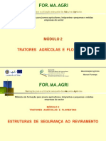 Formação sobre estruturas de segurança em tratores agrícolas