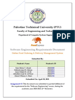 Palestine Techinical University (PTU) : Software Engineering Requirements Document