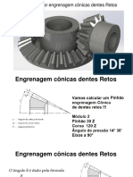 Engrenagem Cônicas Dentes Retos PDF