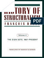 DOSSE, François. History of Structuralism, Vol. 2