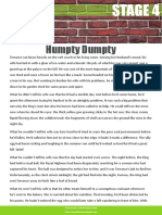 Humpty Dumpty Stage 4 Comp Comprehension Pack