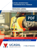 Psicologia Laboral. Modulo