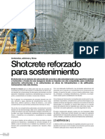 Acelerantes Adiciones y Fibras Shotcrete Reforzado Para Sostenimiento