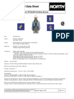 Technical Data Sheet: Product: FP722/2DP Full Body Harness