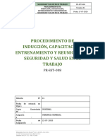 PR-SST-008 - Procedimiento Reuniones de Seguridad