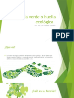 Huella Verde o Huella Ecológica