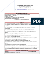 Planejamento Bimestral - 1° Ano EM - 2° Bi