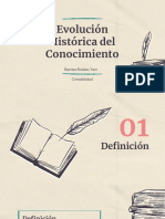 Evolución Histórica Del Conocimiento - Benites Roldan, Yeni