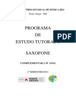 8º Ano-PET 2 Bimestre SAX-2021