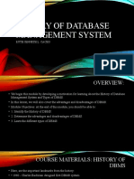 History of Database Management System