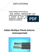 Cables multipar planta externa