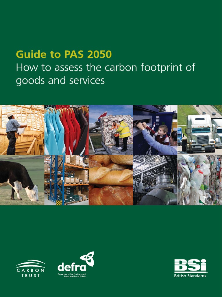 PAS 2050 Guide | PDF | Carbon Footprint | Life Cycle Assessment