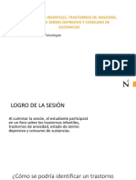 Trastornos Infantiles, Trastornos de Ansiedad, Estado de Ánimo Depresivo Y Consumo de Sustancias