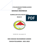 Cover RPP Bahasa Indonesia