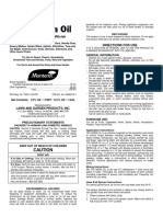 70% Neem Oil: Fungicide/Insecticide/Miticide Directions For Use