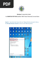 Windows 7 Connectivity Guide MUET SmartUniversity