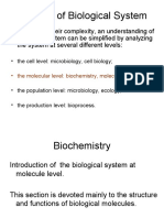 Analysis of Biological System