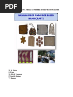 Banana Fibre and Fibre Based Handicrafts