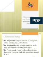 Classroom Rules and Procedures: Welcome To Mrs. Park's Geometry Class