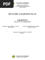 Dynamic Learning Plan: Filipino 9