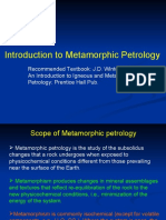 1 Introduction To Metamorphic Petrology