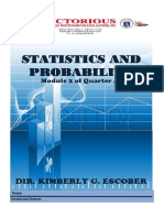 Statistics and Probability: Dir. Kimberly G. Escober