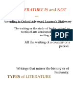 Types of Literature