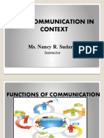 Oral Communication in Context: Ms. Nancy R. Sudario