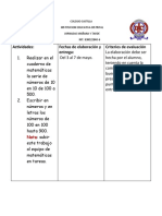 Tareas de Matemáticas Del 3 Al 7 de Mayo