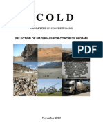 Icold: Selection of Materials For Concrete in Dams